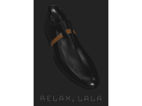 Мужские туфли strap Leather Shoes от relaxLala для Симс 4