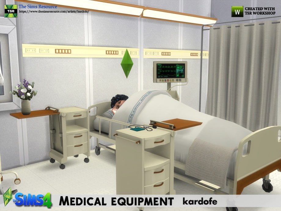 Оборудование для больницы Medical equipment от kardofe для Симс 4