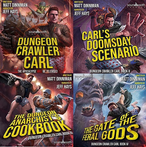Dungeon Crawler Carl Series Book 1-4 - Matt Dinniman