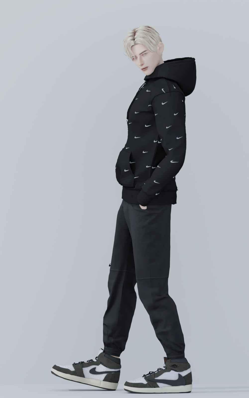 Толстовка Comfortable hoodie от XION для Симс 4