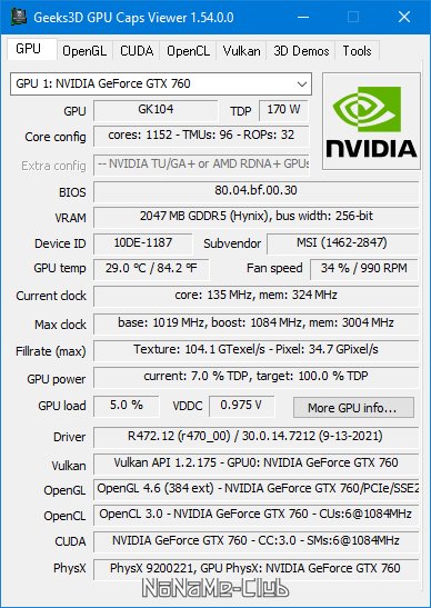 GPU Caps Viewer 1.54.0.0 + Portable [En]