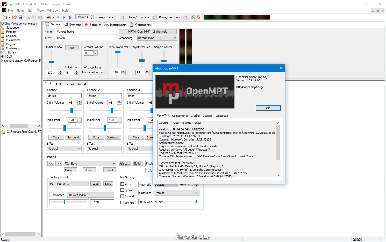 OpenMPT 1.29.14.00 + Portable [En]