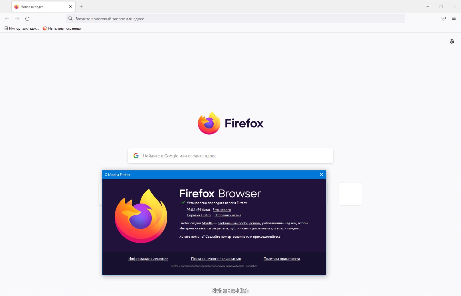Firefox Browser 96.0.1 [Ru]