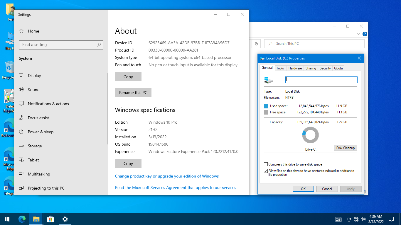 Windows 10 (v21h2) x64 PRO by KulHunter v4.1 (esd) [En]