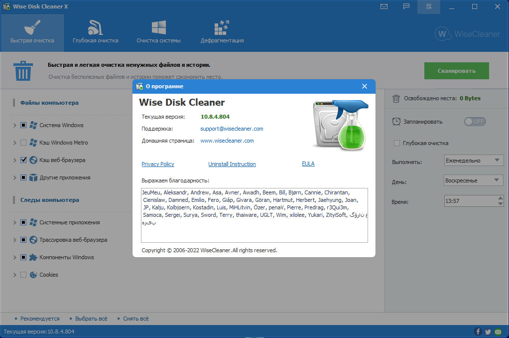 Wise Disk Cleaner 10.8.4.804 + Portable [Multi/Ru]
