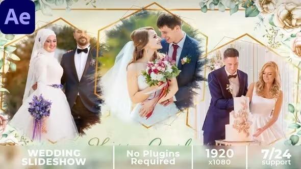 VideoHive - Floral Wedding Slideshow Photo Slideshow 37271386
