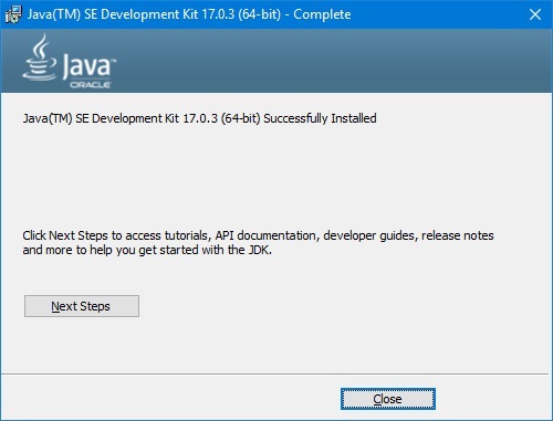 Java SE Development Kit 17.0.3 LTS [En]