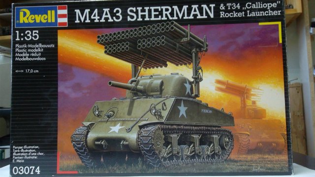 Обзор M4A3 Sherman & T-34 "Calliope", 1/35, (Revell 03074). Afaa8373e529f5181564fcbeb6c7df50