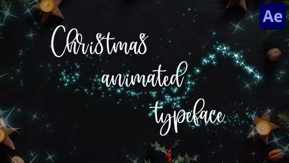 VideoHive - Christmas Alphabet After Effects 40767648