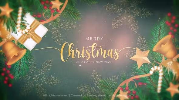 VideoHive - Happy Christmas Text Reveal 42321134