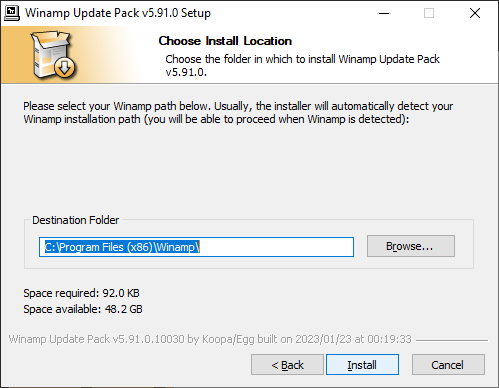 Winamp Update Pack 5.9.1(c).10030 [En]