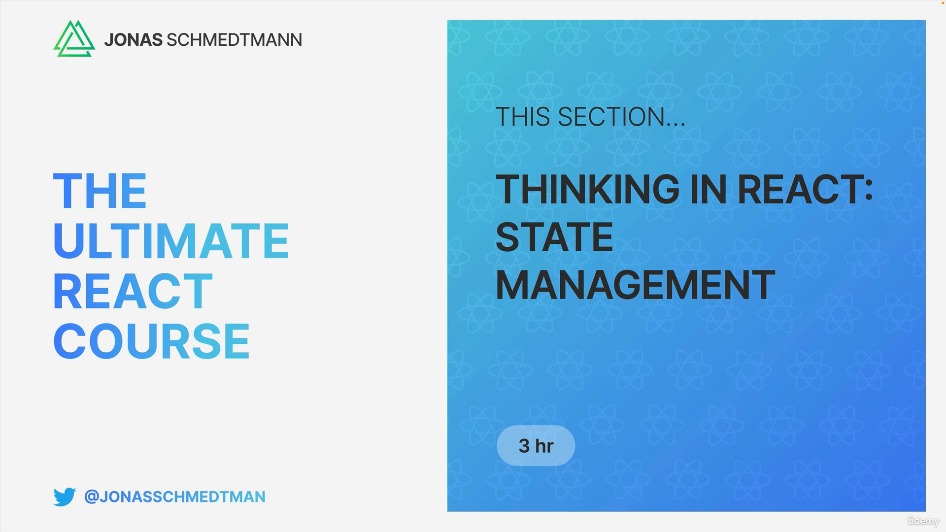Udemy, Jonas Schmedtmann | The Ultimate React Course 2023: React, Redux ...