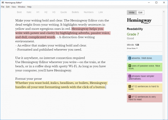 Hemingway Editor 3.0.6 Win / mac D2d09b70da3f96c2bacb2515af5601ea