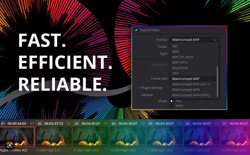 MainConcept Codec Plugin 1.5 For DaVinci Resolve Eb47a6adae1147254de0477c2fe215ff