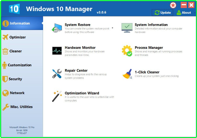 Windows 10 Manager 3.9.2 Repack & Portable by Elchupacabra 245165ed08824ee96cf7521f394b1265