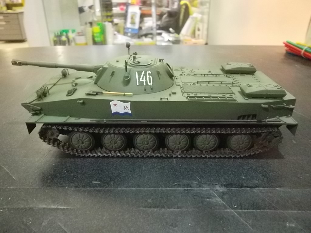 Плавающий танк ПТ-76Б, 1/35, (ВЭ 35171) 9f0c86b4b13e8facb583f65944c8c059