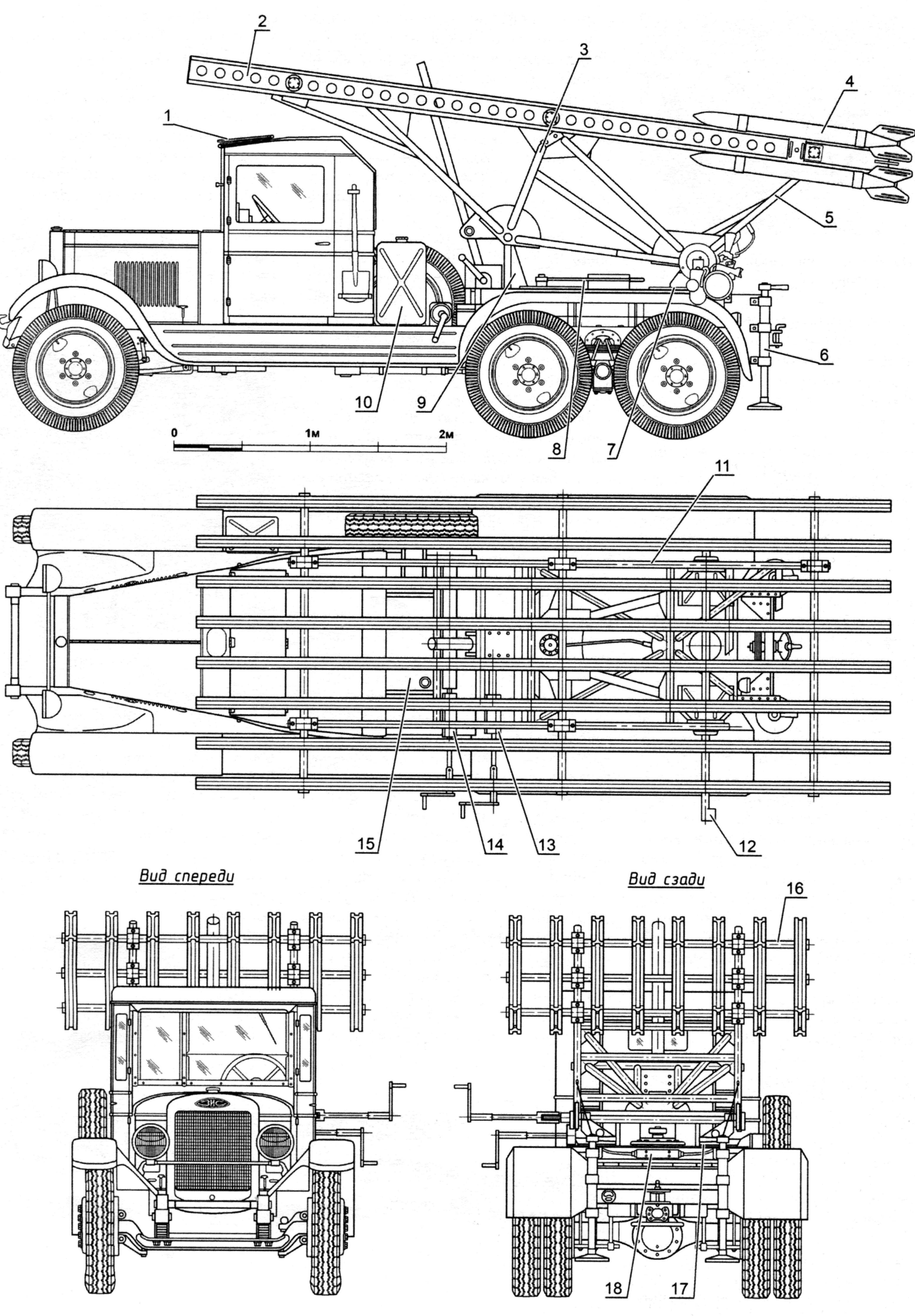 Катюша БМ-13-16 на базе ЗиС-6, 1/35, (Восточный экспресс EE35155) 72767855df8834246eb74e160eee14f2