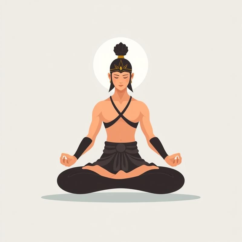 flat design style AI art