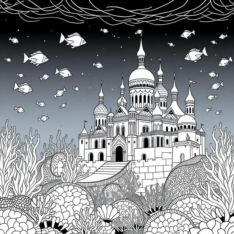 line art style AI art
