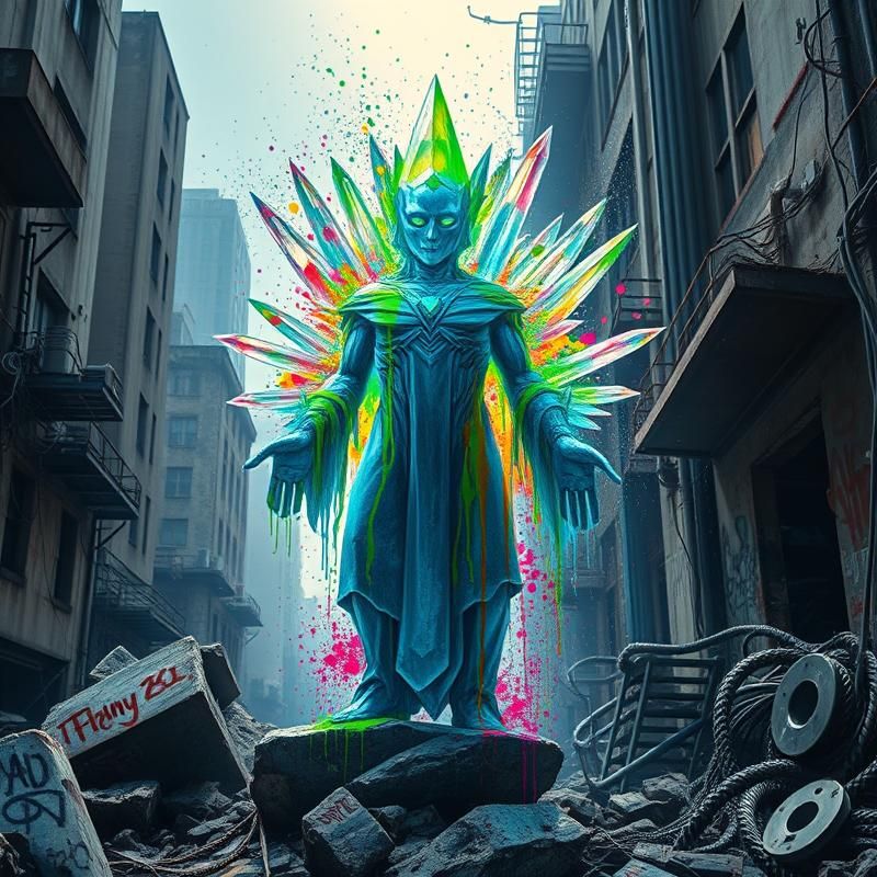 graffiti style AI art