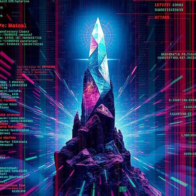 glitch art style AI art