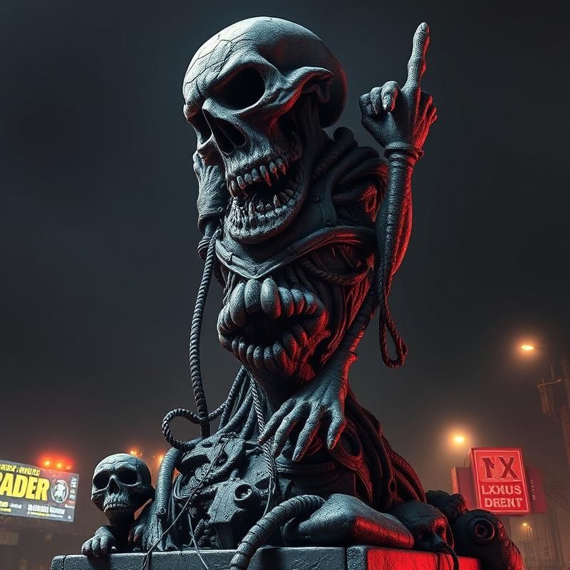 lowbrow art style AI art