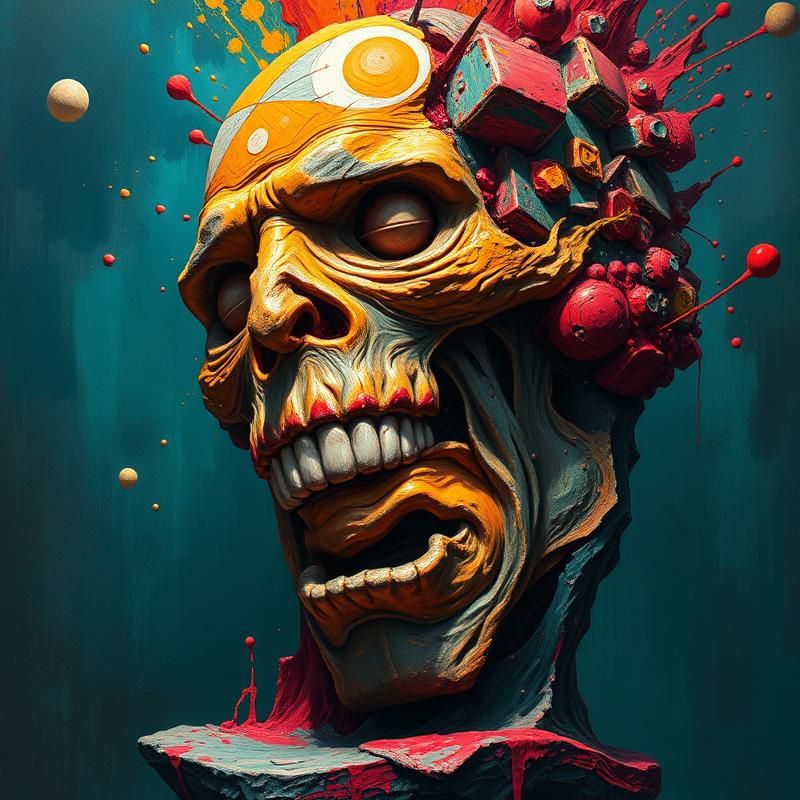 expressionism style AI art