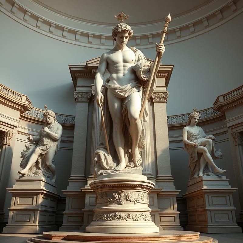neo-classical style AI art
