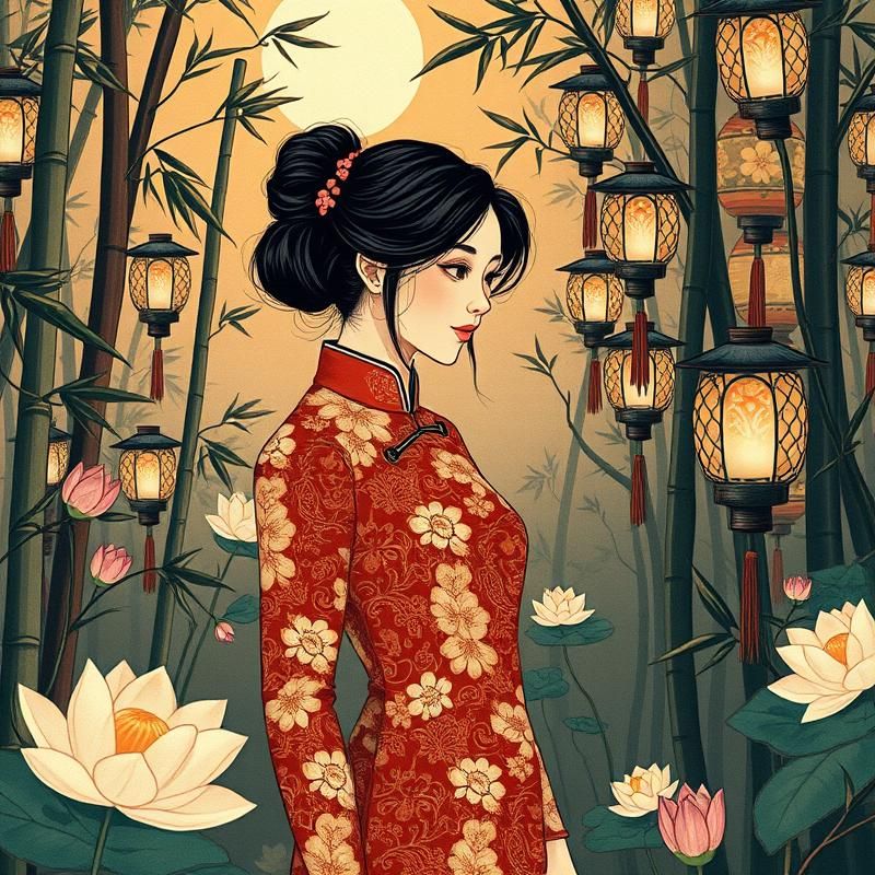 ukiyo-e style AI art