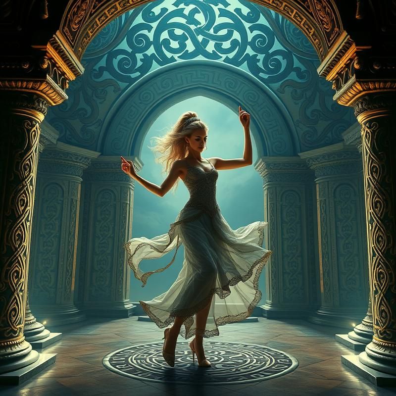 celtic style AI art