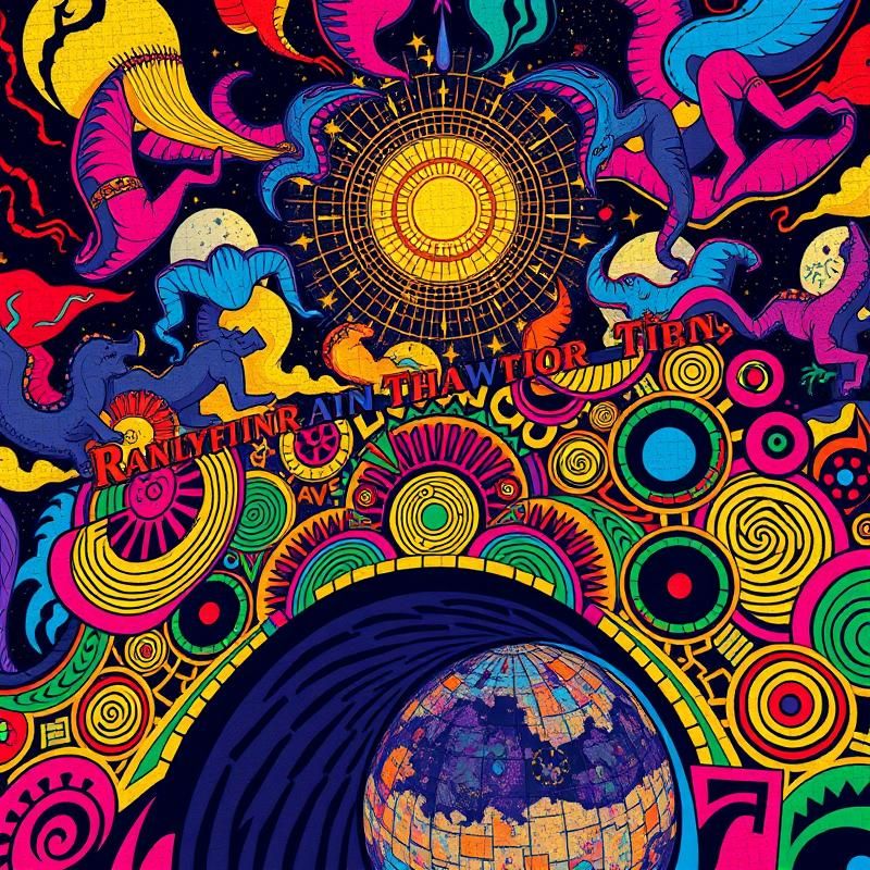 tribal style AI art