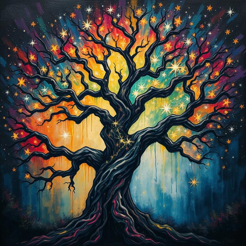 expressionism style AI art
