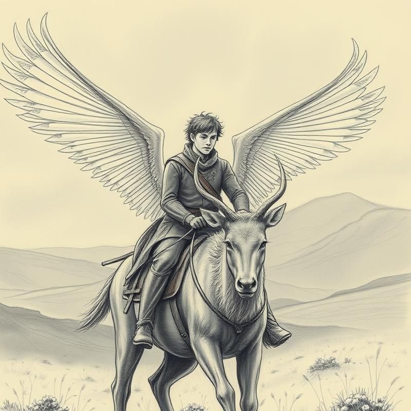 pencil sketch style AI art