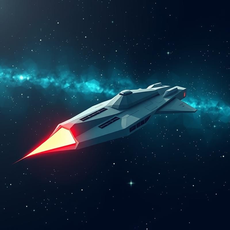 low poly style AI art