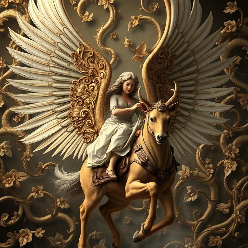 rococo style AI art