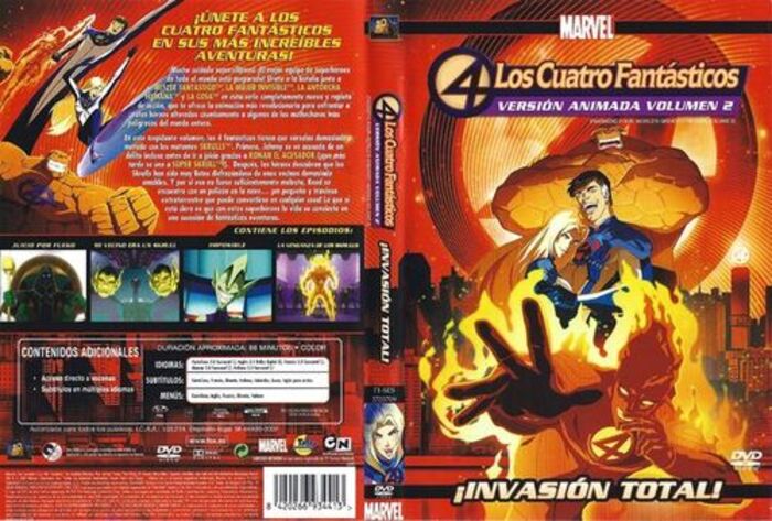 fd3315bcc9b7e5adfbdc09c9b3b6ee83 - Los Cuatro Fantásticos - ¡Invasión total! - Vol.2 - Versión animada [2008] [DVD9 - PAL] [Castellano - Inglés - Francés - Alemán - Italiano] [Animación] [MEGA]