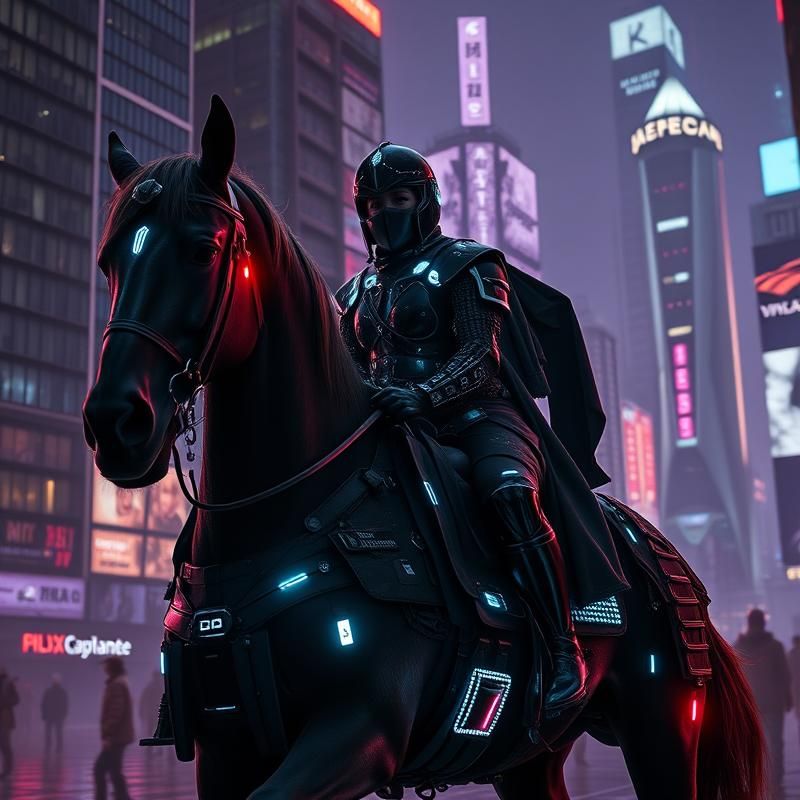cyberpunk style AI art