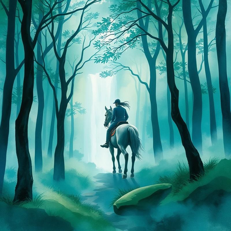 watercolor style AI art