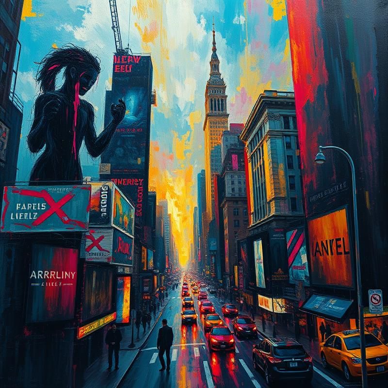 expressionism style AI art