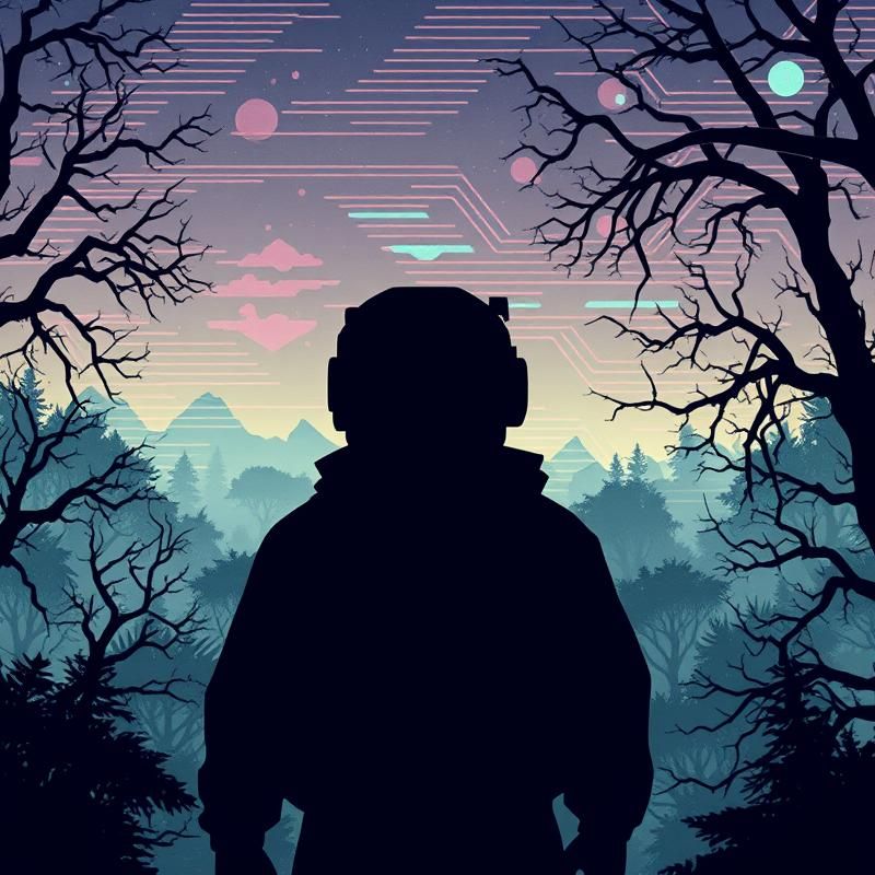 retro style AI art