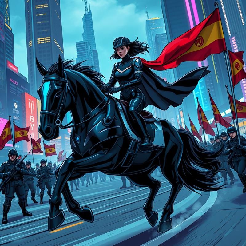 comic book style AI art