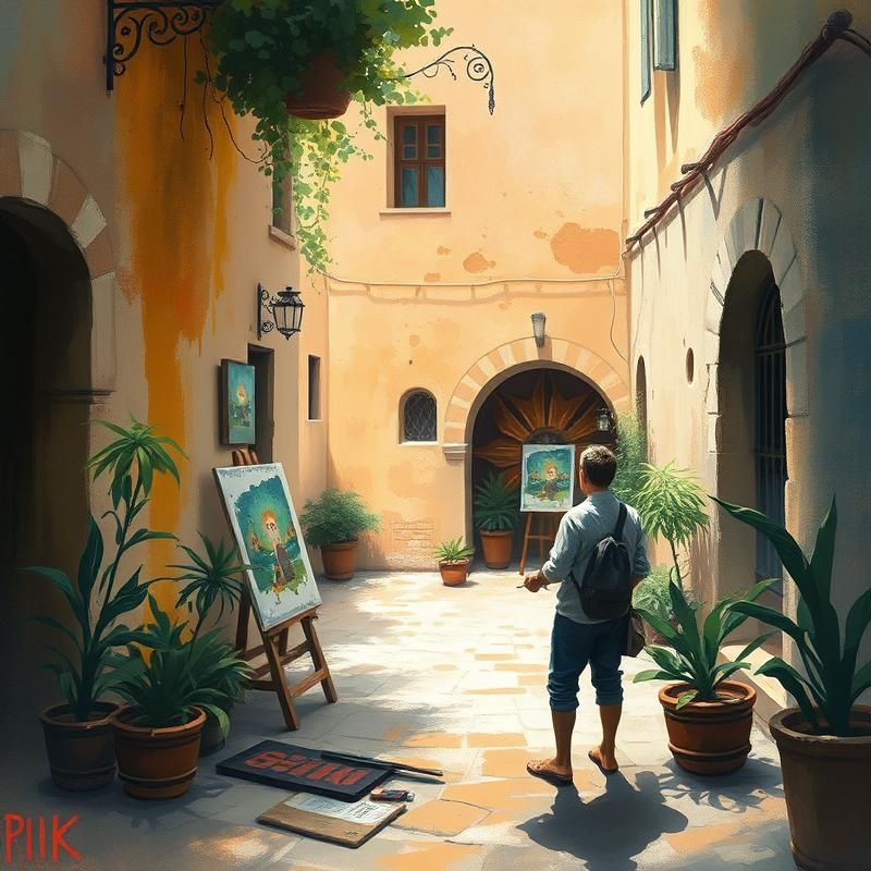 organic style AI art