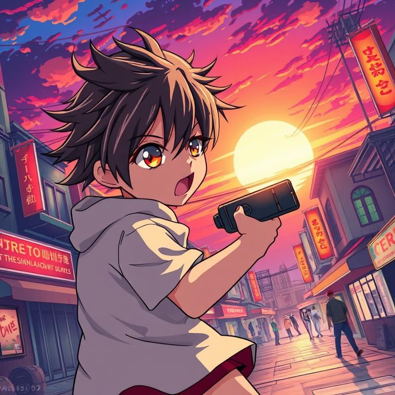 anime style AI art