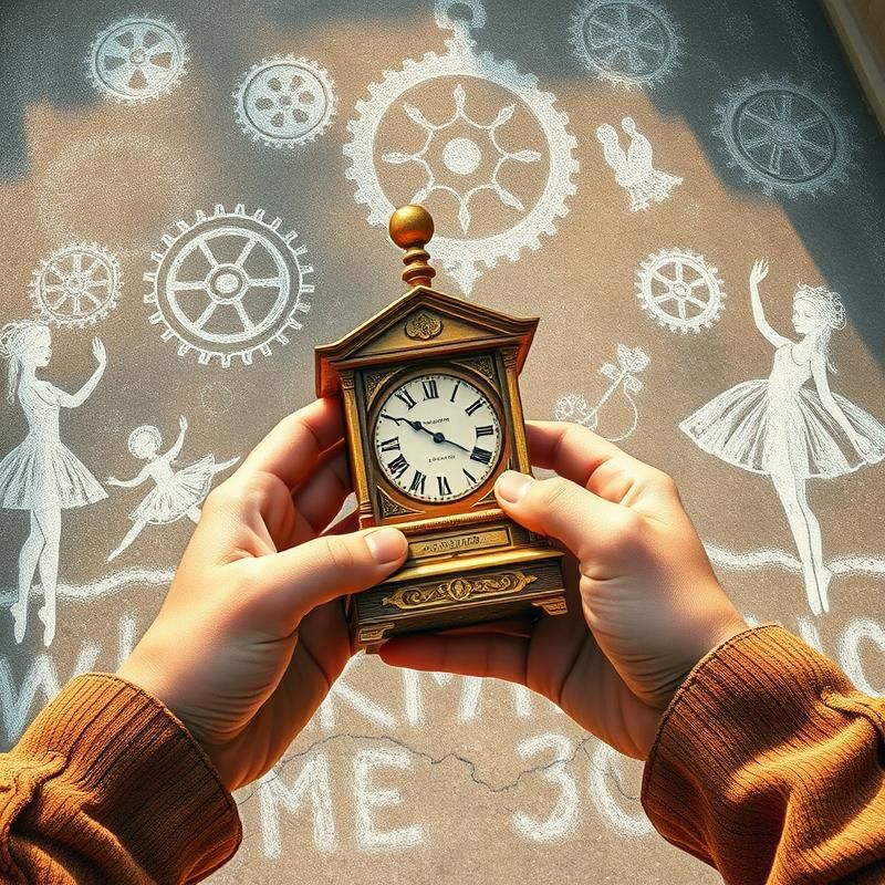 chalk art style AI art