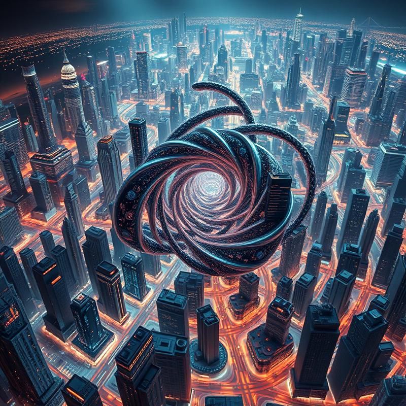 fractal art style AI art
