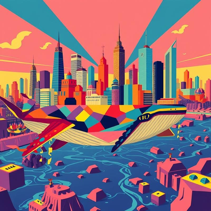 memphis design style AI art