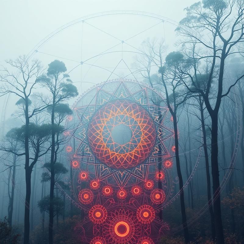 mandala style AI art