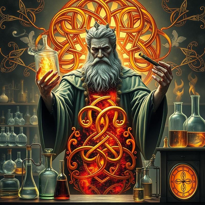 celtic style AI art