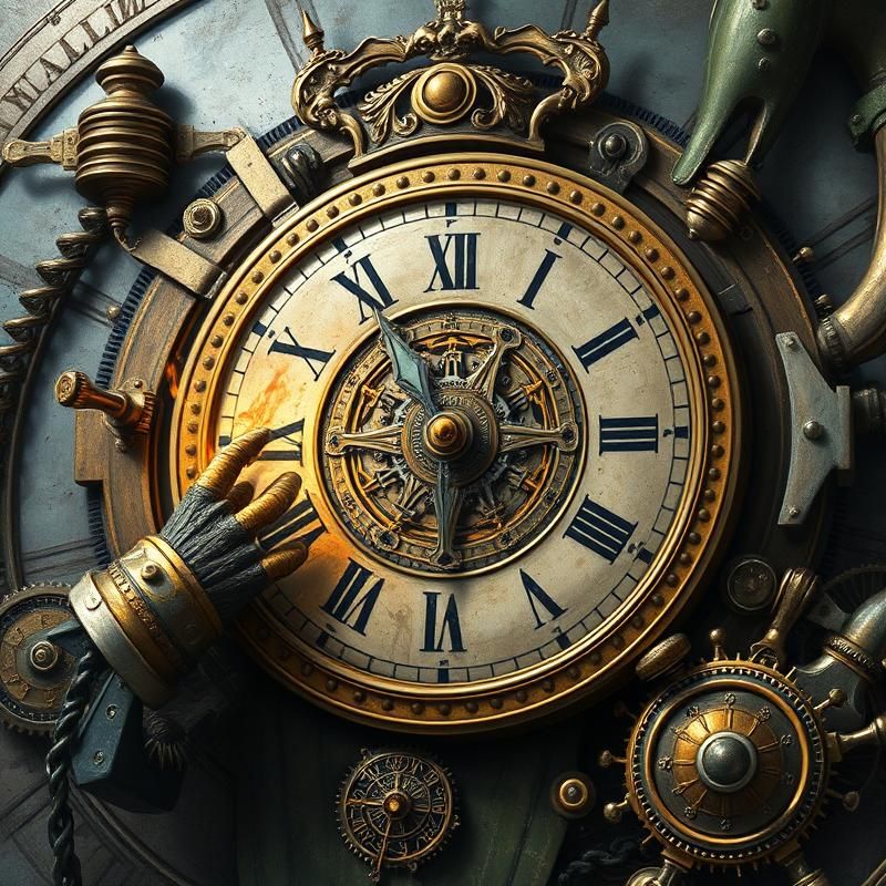 trompe l'oeil style AI art