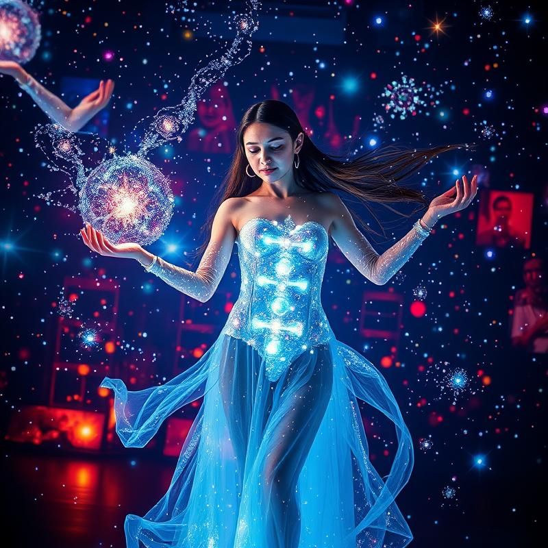 performance art style AI art